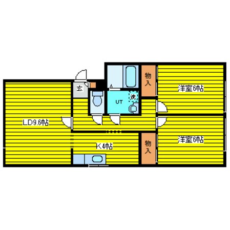 環状通東駅 徒歩10分 2階の物件間取画像